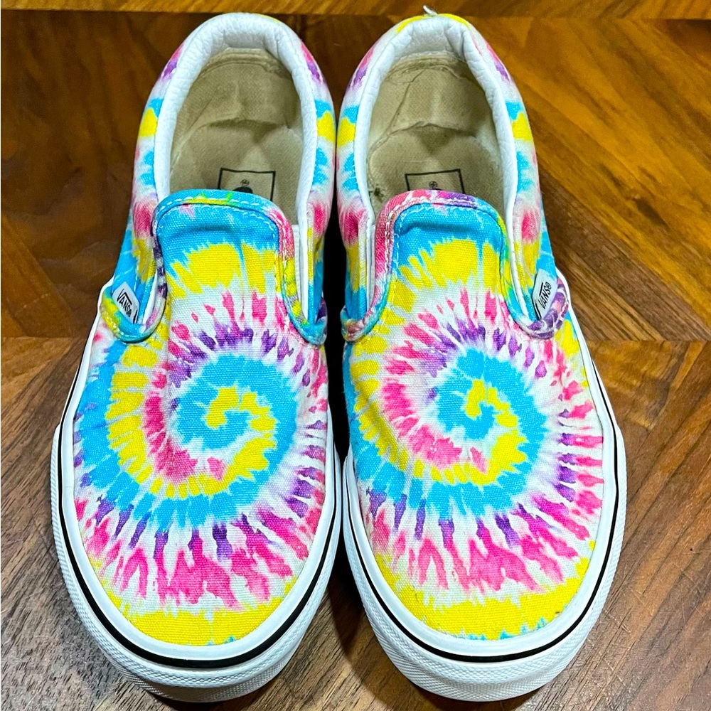 VANS Tie-Dye Little Girls size 2